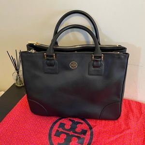 Tory Burch Saffiano Leather Tote Bag